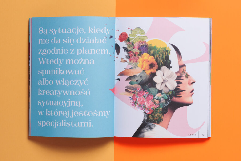 Książka Dobro Book by Danuta Nierada a man ating soup photo by Kozanowski