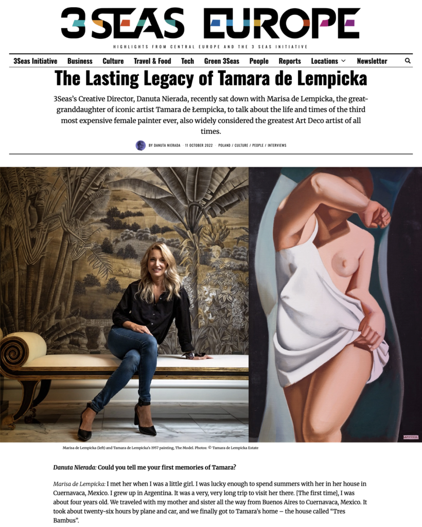 Danuta Nierada and Marisa de Lempicka - An interview with the great-granddaughter of Tamara Lempicka